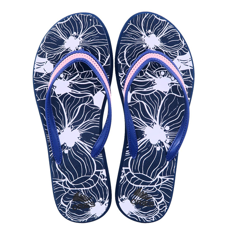AH-9E129 INS Style Printing Anti-skid Beach Walk Slippers