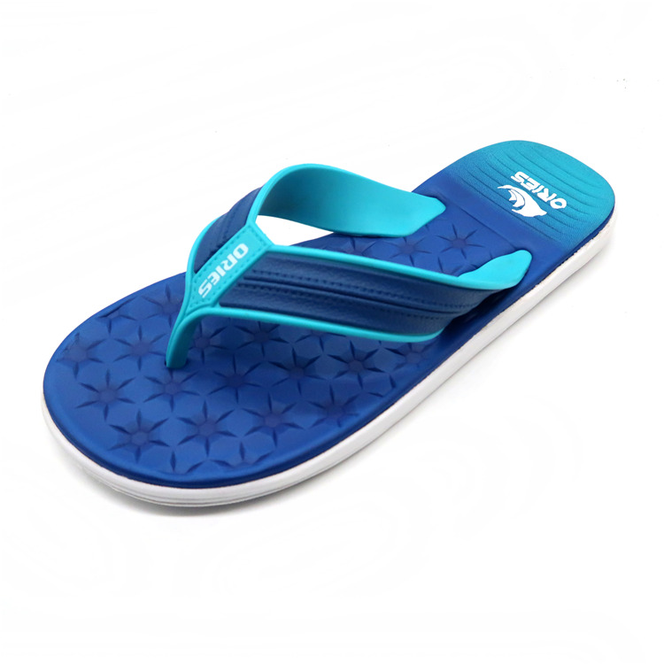 AH-9E058 Printing Sole Anti-skid Comfortable Wide Strip EVA Beach Slippers