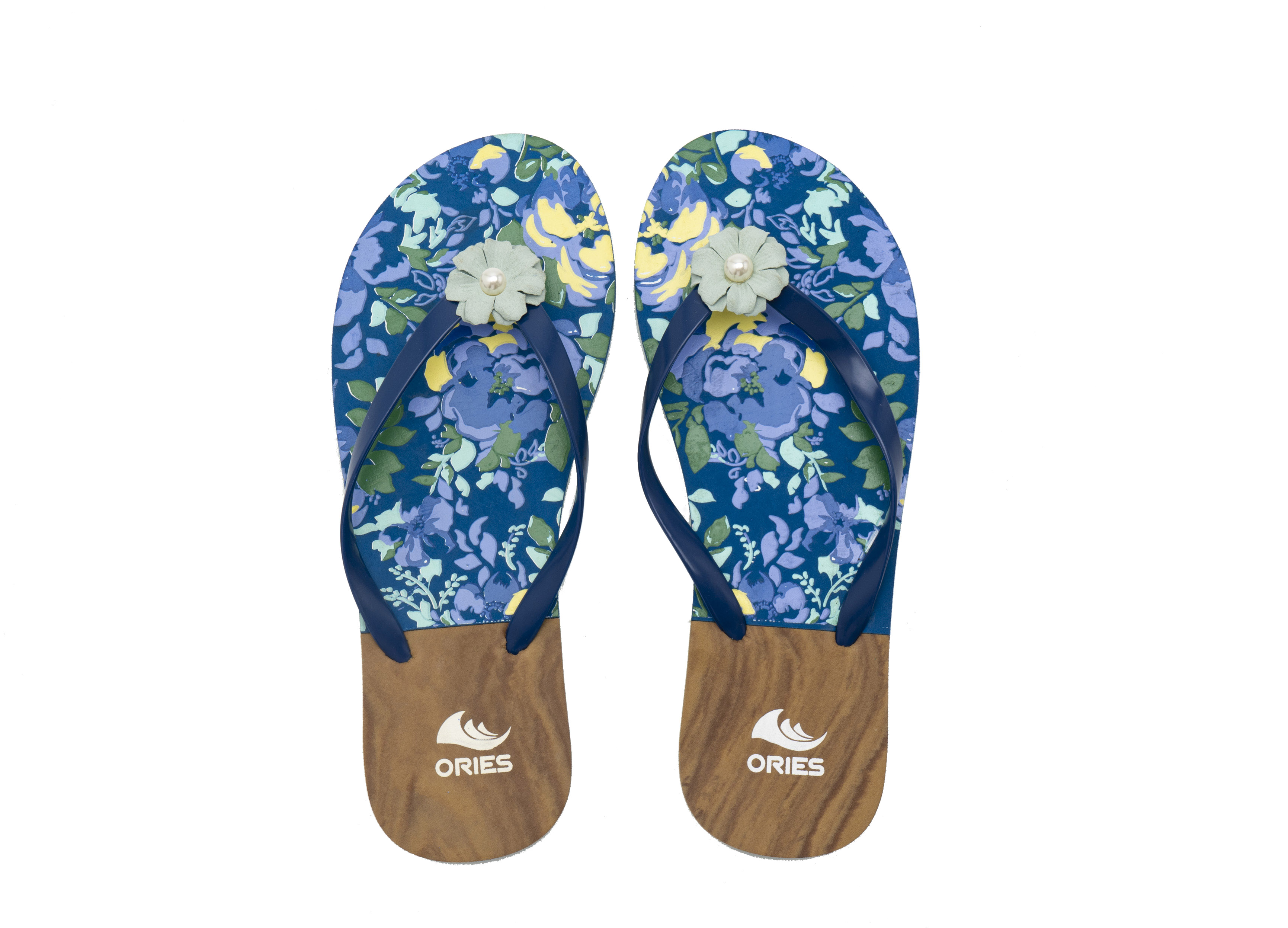 New Fashion Summer Platform Slippers Women'S Flowers Casual Lovely Wearing Beach Flip-Flops Sandals Supporting Customization