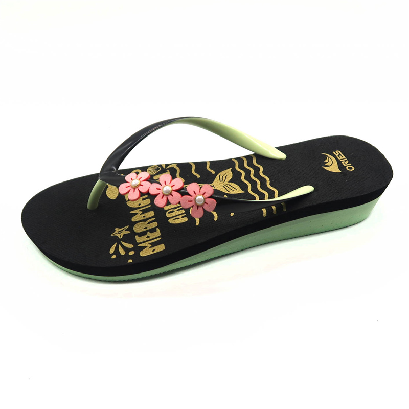 AH-20E001 New Fashion High Heeled Mermaid Summer Beach Flip Flop For Women