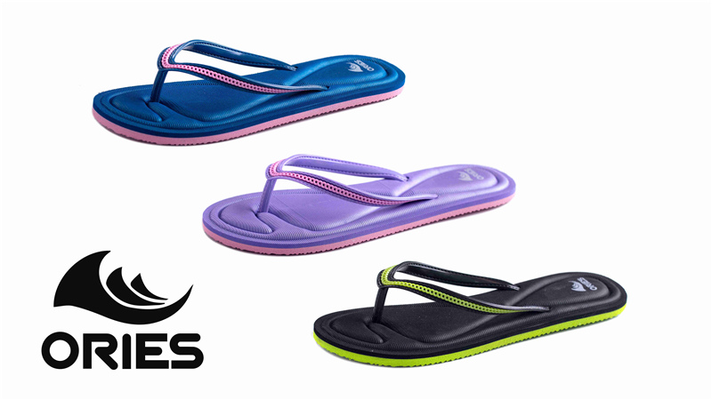 AH-20E002 Fashionable Pattern Design Non-slip Summer Beach Flip Flop For Women