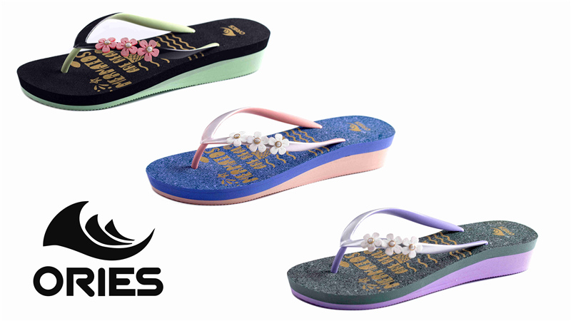 AH-20E001 New Fashion High Heeled Mermaid Summer Beach Flip Flop For Women