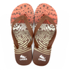 AH-9P041 Creative Printing Design Wholesale V Strap PE Beach Slippers 