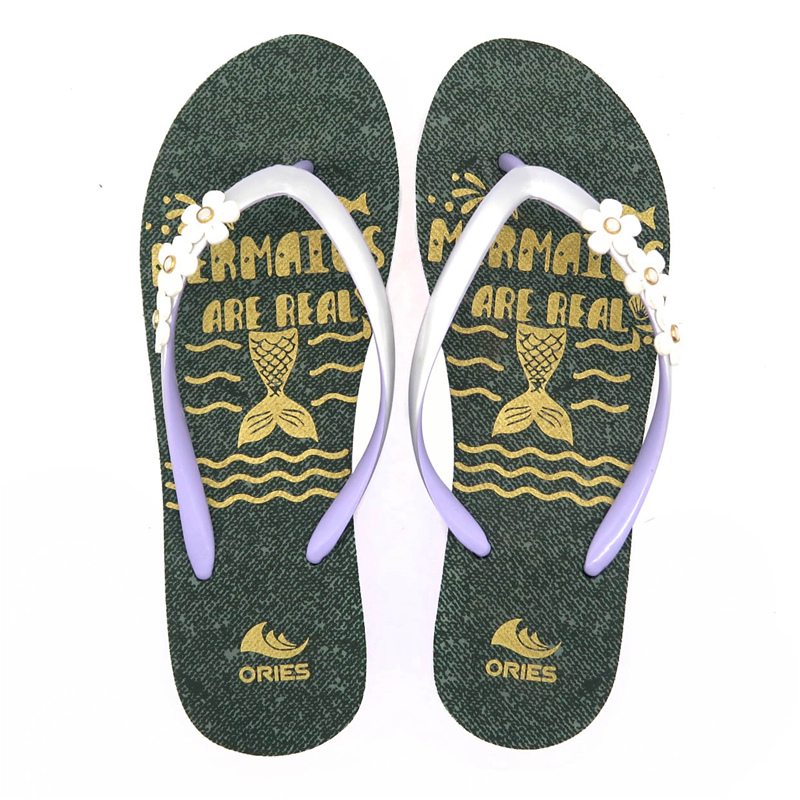 AH-20E001 New Fashion High Heeled Mermaid Summer Beach Flip Flop For Women