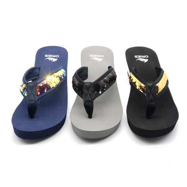 New Fashion Custom Summer Cheap Beach Personalized Flip Flops For Men AH-8E084 -Ories
