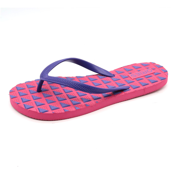 Embossed Effect with Simple Color PE Fashion Slipper Sandals For Women AH-8P020 -Ories